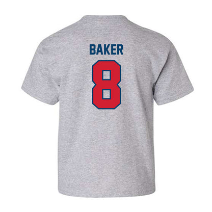 Radford - NCAA Baseball : Eli Baker - Classic Shersey Youth T-Shirt-1