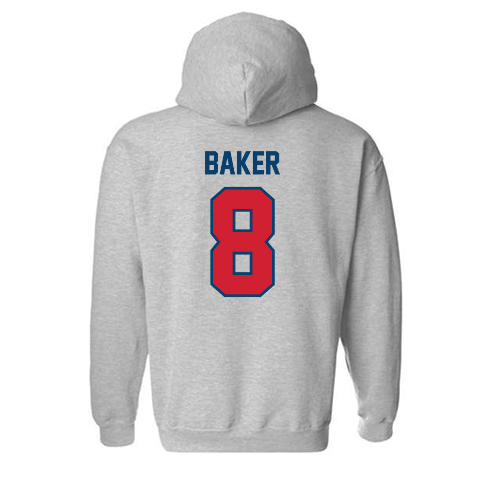 Radford - NCAA Baseball : Eli Baker - Classic Shersey Hooded Sweatshirt-1