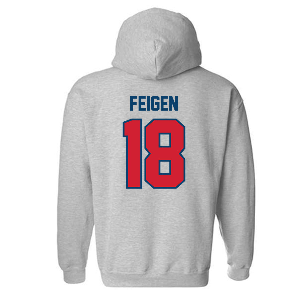  - NCAA Softball : Kelley Feigen - Classic Shersey Hooded Sweatshirt-1