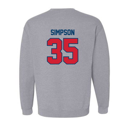 Radford - NCAA Baseball : Brooks Simpson - Classic Shersey Crewneck Sweatshirt-1