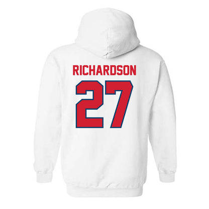 Radford - NCAA Baseball : Carter Richardson - Classic Shersey Hooded Sweatshirt-1