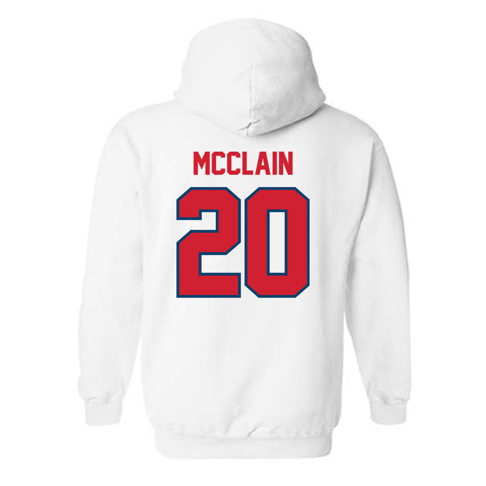 Radford - NCAA Men's Soccer : Carter McClain - Classic Shersey Hooded Sweatshirt-1