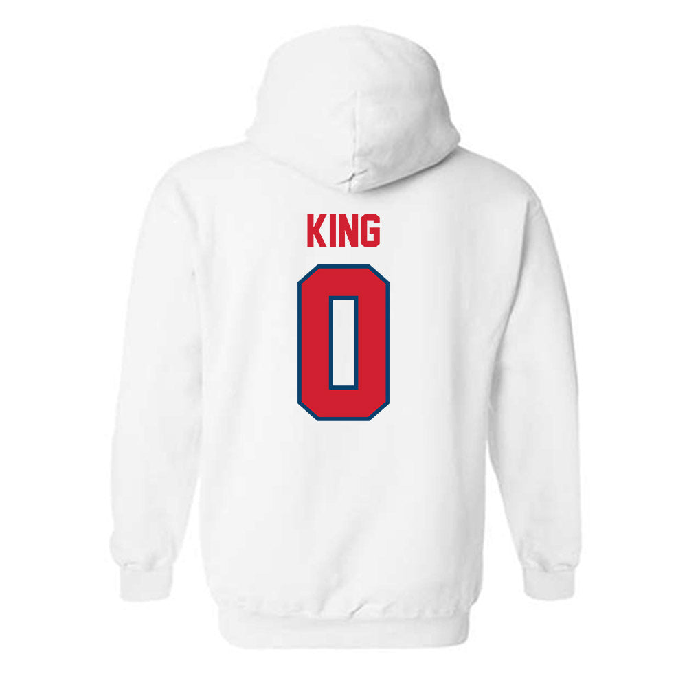 Radford - NCAA Men's Basketball : LaDavian King - Classic Shersey Hooded Sweatshirt-1