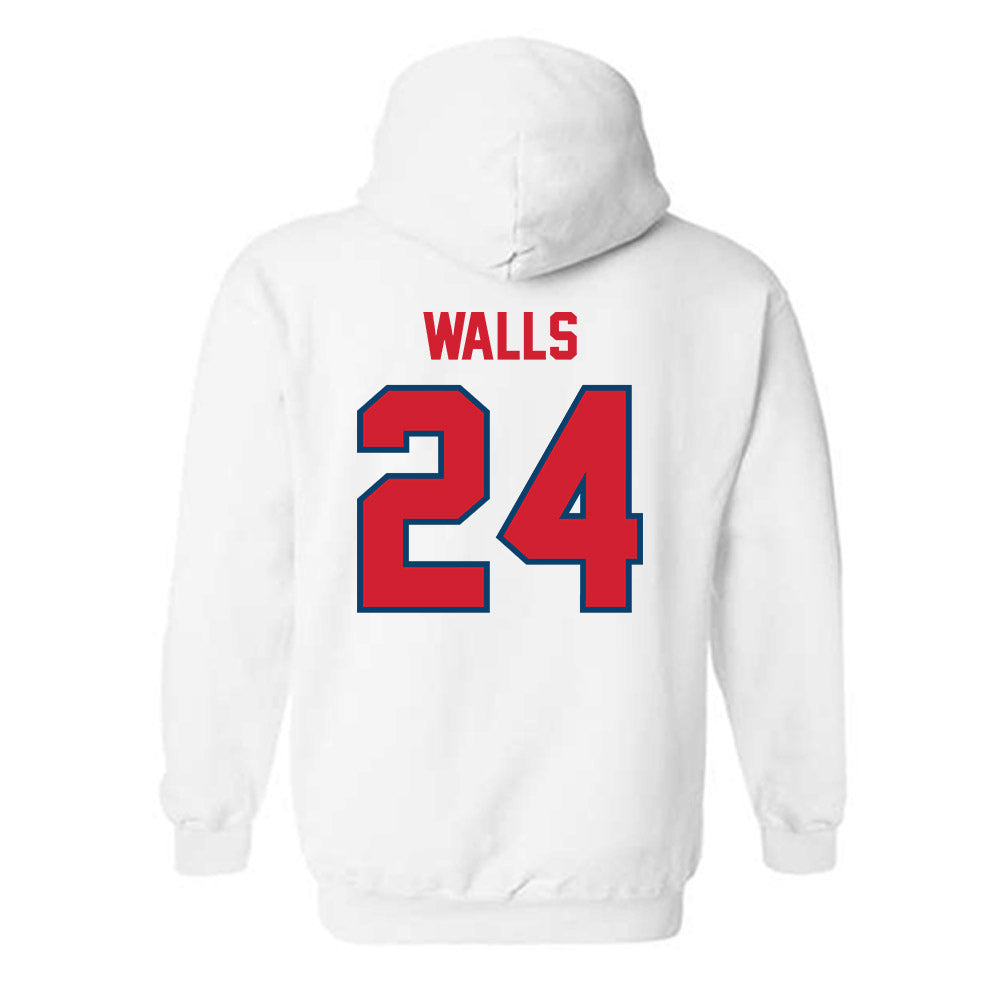 Radford - NCAA Men's Basketball : Lukas Walls - Classic Shersey Hooded Sweatshirt-1