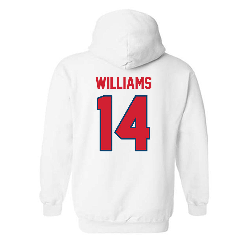 Radford - NCAA Women's Basketball : Lindsee Williams - Classic Shersey Hooded Sweatshirt-1