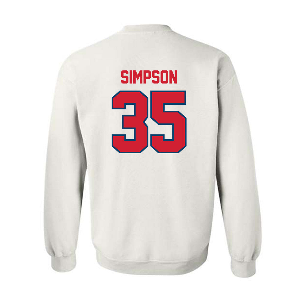 Radford - NCAA Baseball : Brooks Simpson - Classic Shersey Crewneck Sweatshirt-1