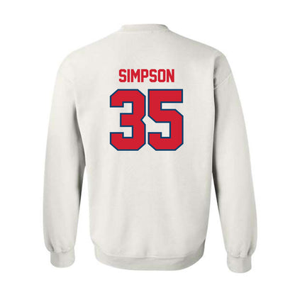 Radford - NCAA Baseball : Brooks Simpson - Classic Shersey Crewneck Sweatshirt-1