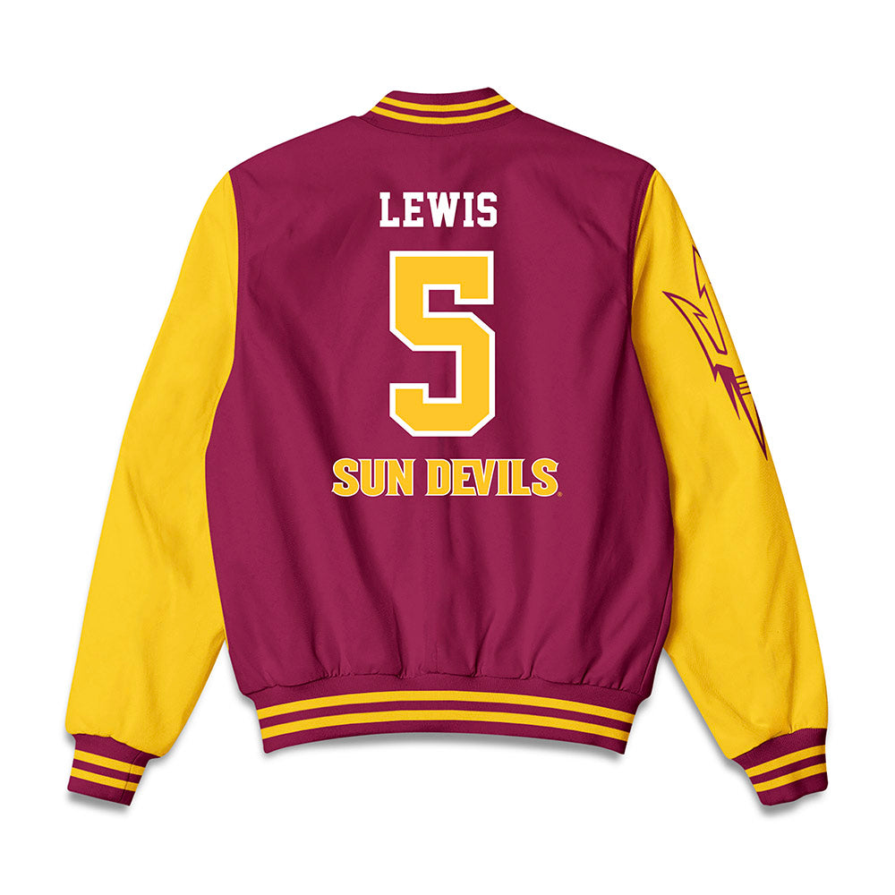 Arizona State - NCAA Baseball : Brenden Lewis - Bomber Jacket-1