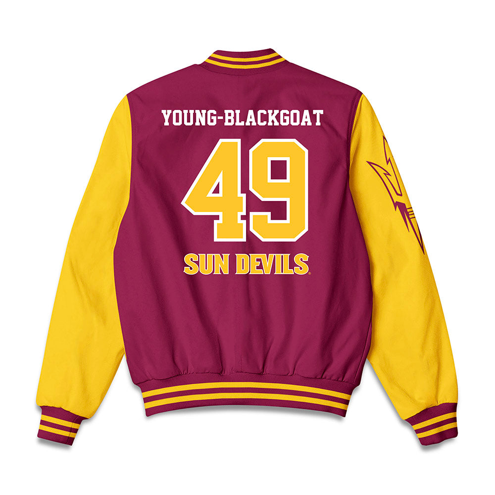 Arizona State - NCAA Football : Prayer Young-Blackgoat - Bomber Jacket-1