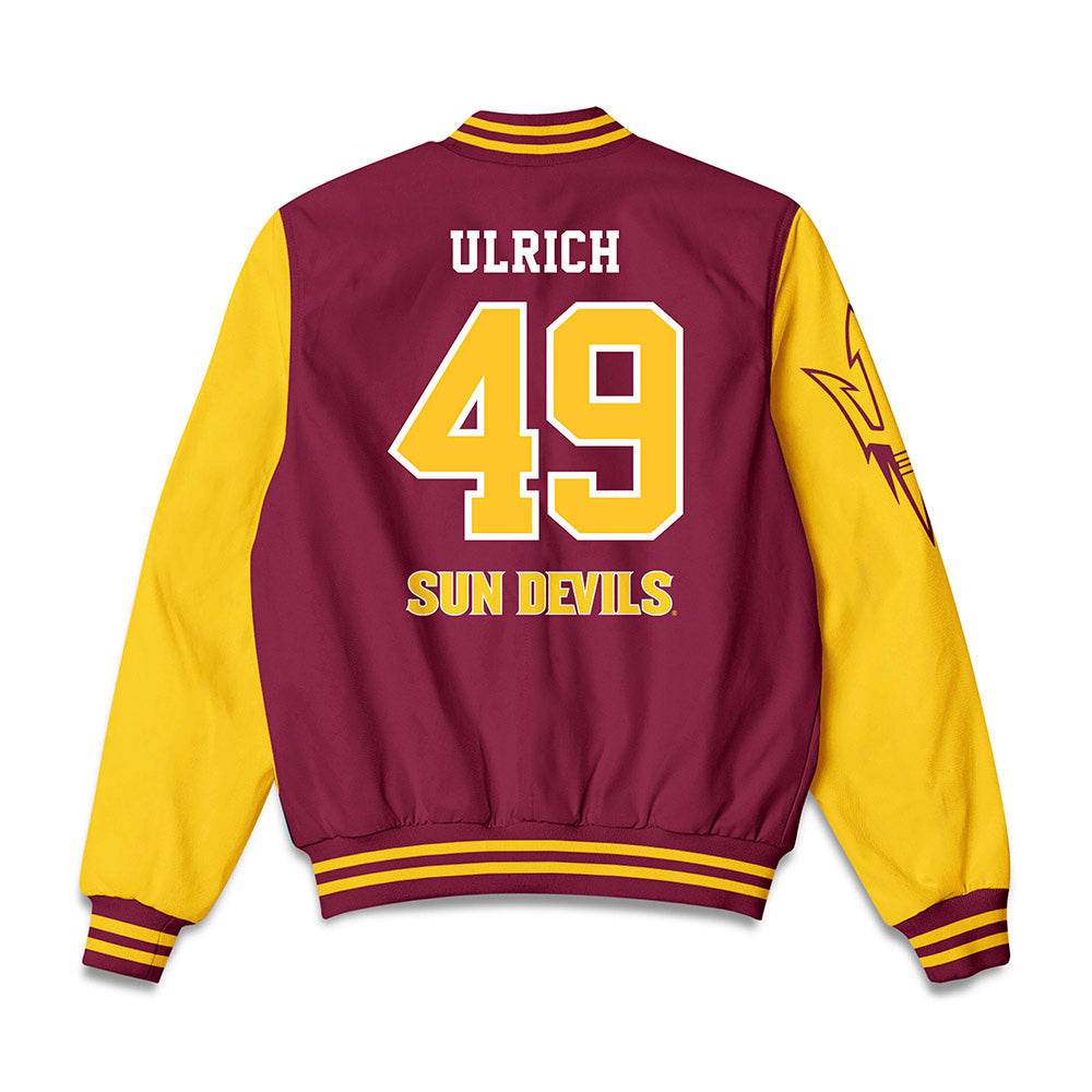 Arizona State - NCAA Softball : Brooklyn Ulrich - Bomber Jacket-1