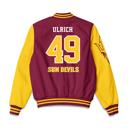 Arizona State - NCAA Softball : Brooklyn Ulrich - Bomber Jacket-1