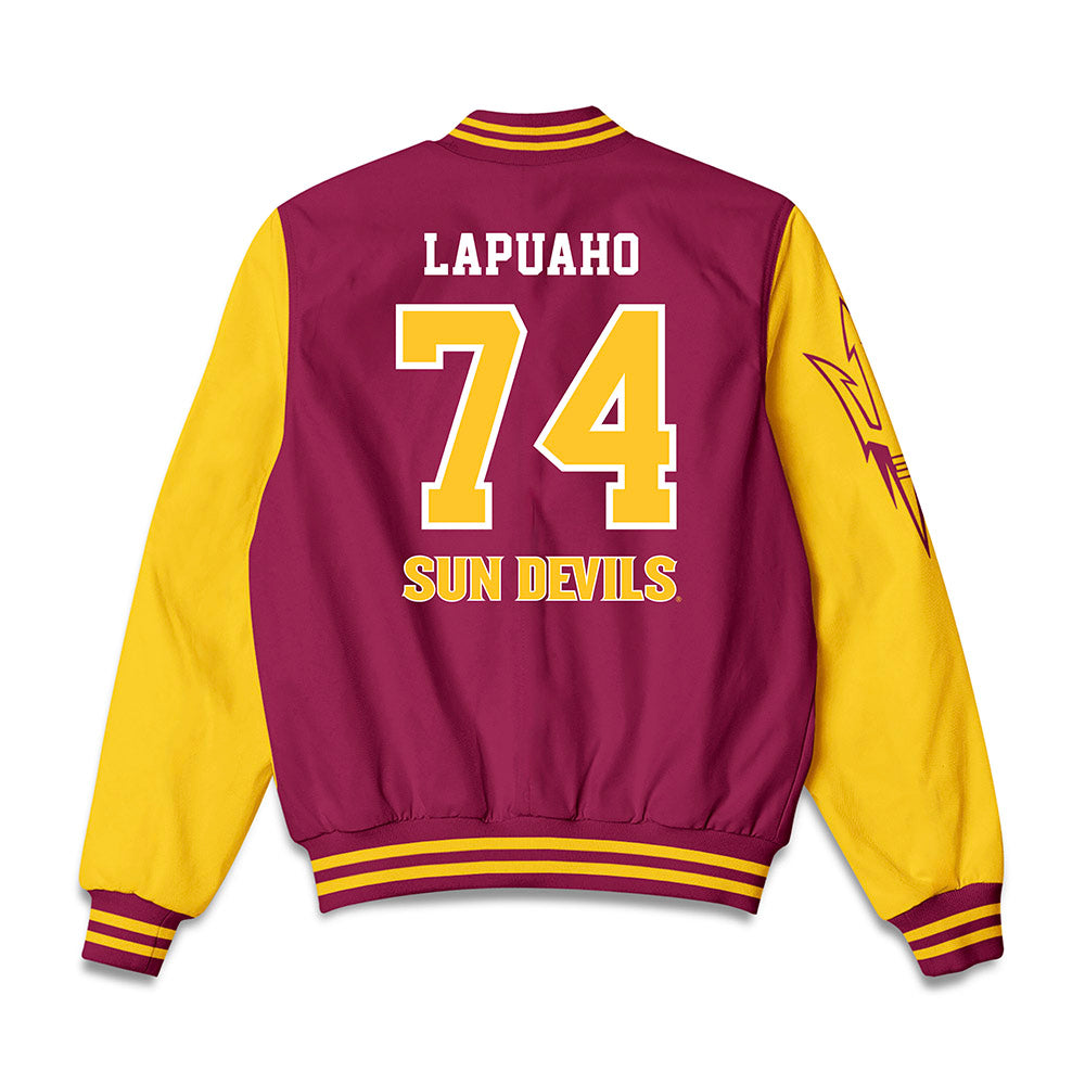 Arizona State - NCAA Football : Siosaia Lapuaho - Bomber Jacket-1