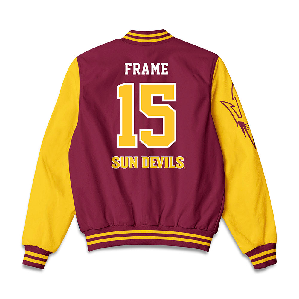 Arizona State - NCAA Women's Volleyball : Faith Frame - Bomber Jacket-1