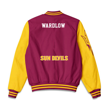 Arizona State - NCAA Wrestling : Justin Wardlow - Bomber Jacket-1