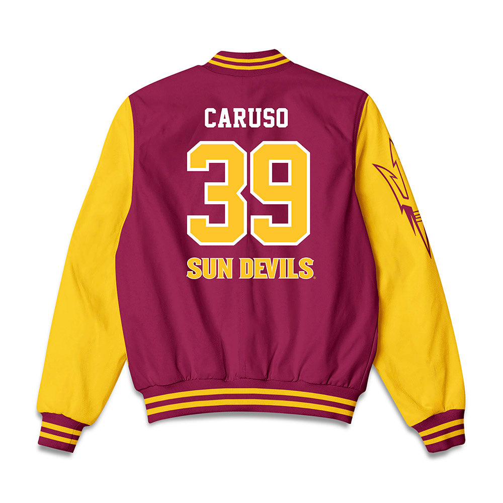 Arizona State - NCAA Baseball : Ryan Caruso - Bomber Jacket-1