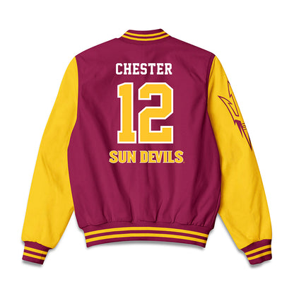 Arizona State - NCAA Softball : Katie Chester - Bomber Jacket