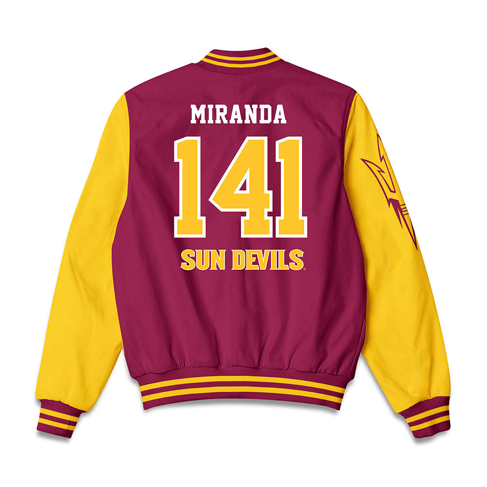 Arizona State - NCAA Wrestling : Daniel Miranda - Bomber Jacket-1