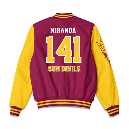 Arizona State - NCAA Wrestling : Daniel Miranda - Bomber Jacket-1