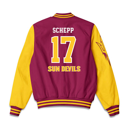 Arizona State - NCAA Softball : Emily Schepp - Bomber Jacket-1