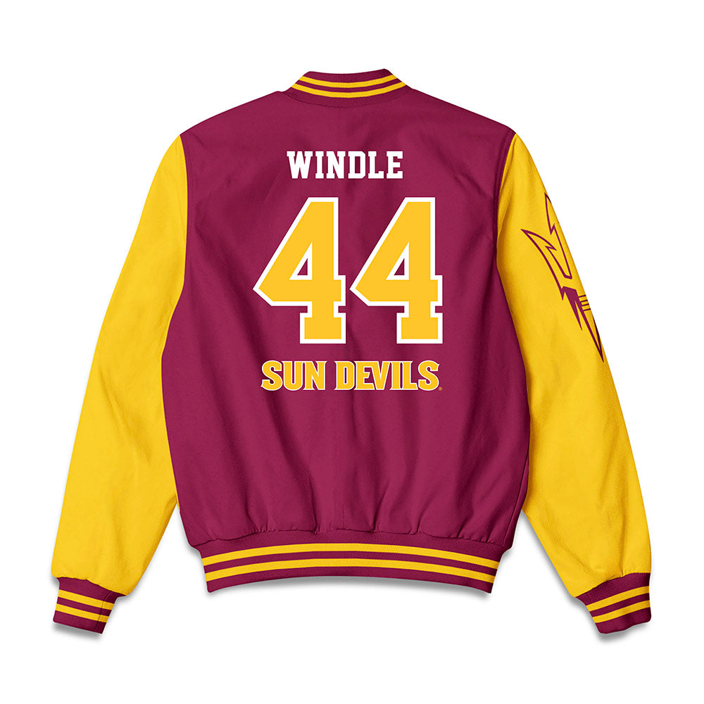 Arizona State - NCAA Softball : Tanya Windle - Bomber Jacket