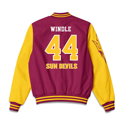 Arizona State - NCAA Softball : Tanya Windle - Bomber Jacket