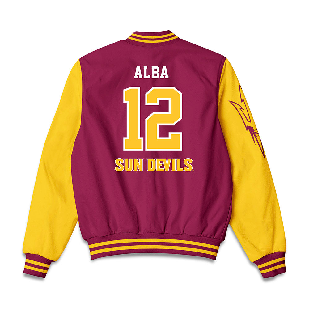 Arizona State - NCAA Baseball : Jaden Alba - Bomber Jacket-1