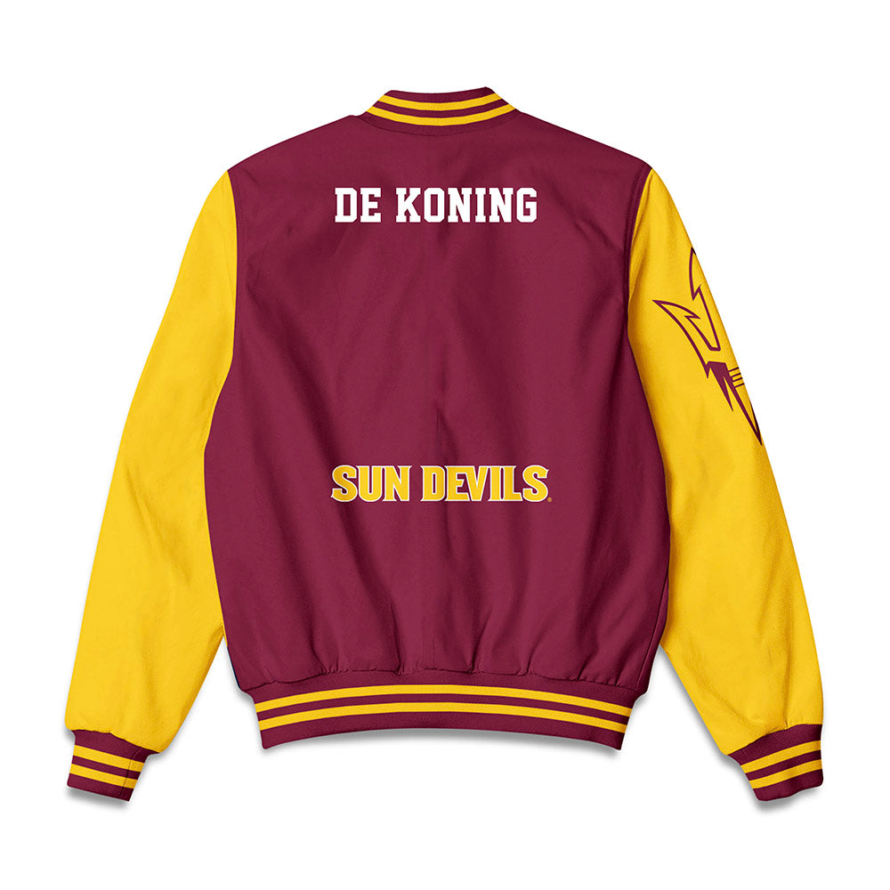 Arizona State - NCAA Triathlon : Sonja De Koning - Bomber Jacket-1
