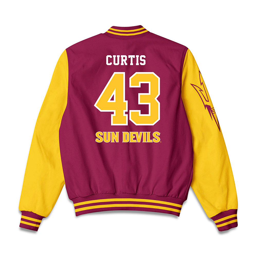 Arizona State - NCAA Football : Grayson Curtis - Bomber Jacket-1