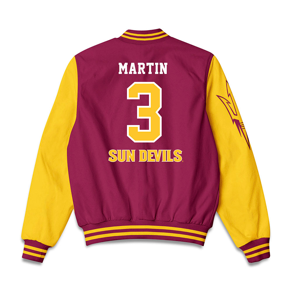 Arizona State - NCAA Women's Volleyball : Grace Martin - Bomber Jacket-1