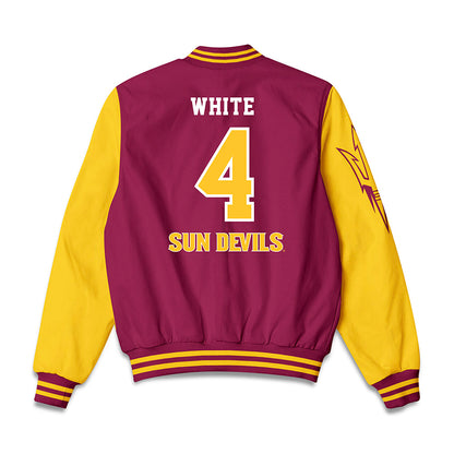 Arizona State - NCAA Beach Volleyball : Addy White - Bomber Jacket-1