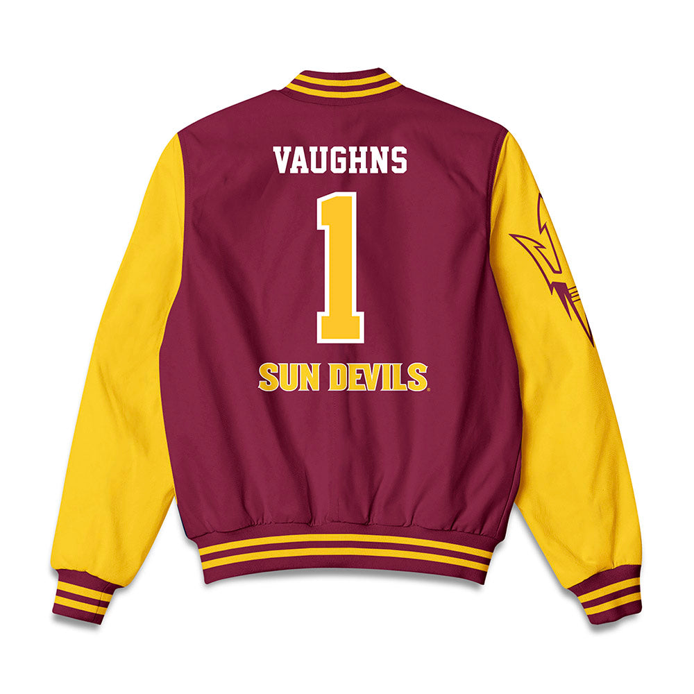 Arizona State - NCAA Men's Basketball : Marcus Vaughns - Bomber Jacket-1