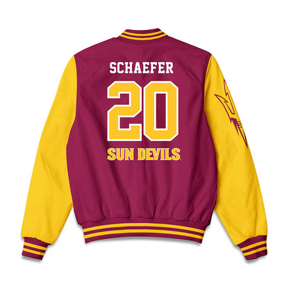 Arizona State - NCAA Baseball : Derek Schaefer - Bomber Jacket-1
