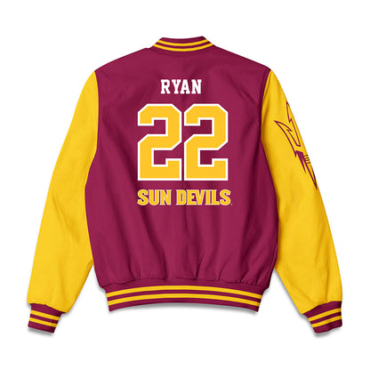 Arizona State - NCAA Women's Basketball : Ella Ryan - Bomber Jacket-1
