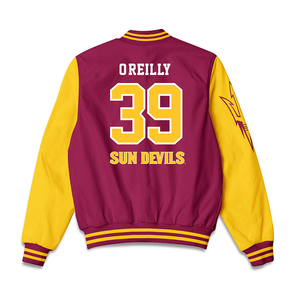 Arizona State - NCAA Men's Ice Hockey : Ryan O'Reilly - Bomber Jacket-1