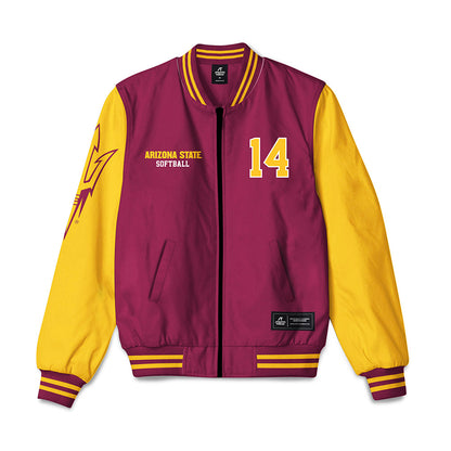 Arizona State - NCAA Softball : Sydney Saenz - Bomber Jacket-0