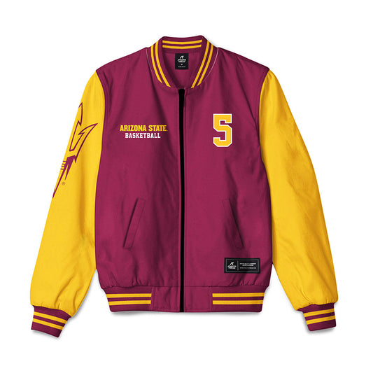 Arizona State - NCAA Men's Basketball : Maurice Odum - Bomber Jacket-0