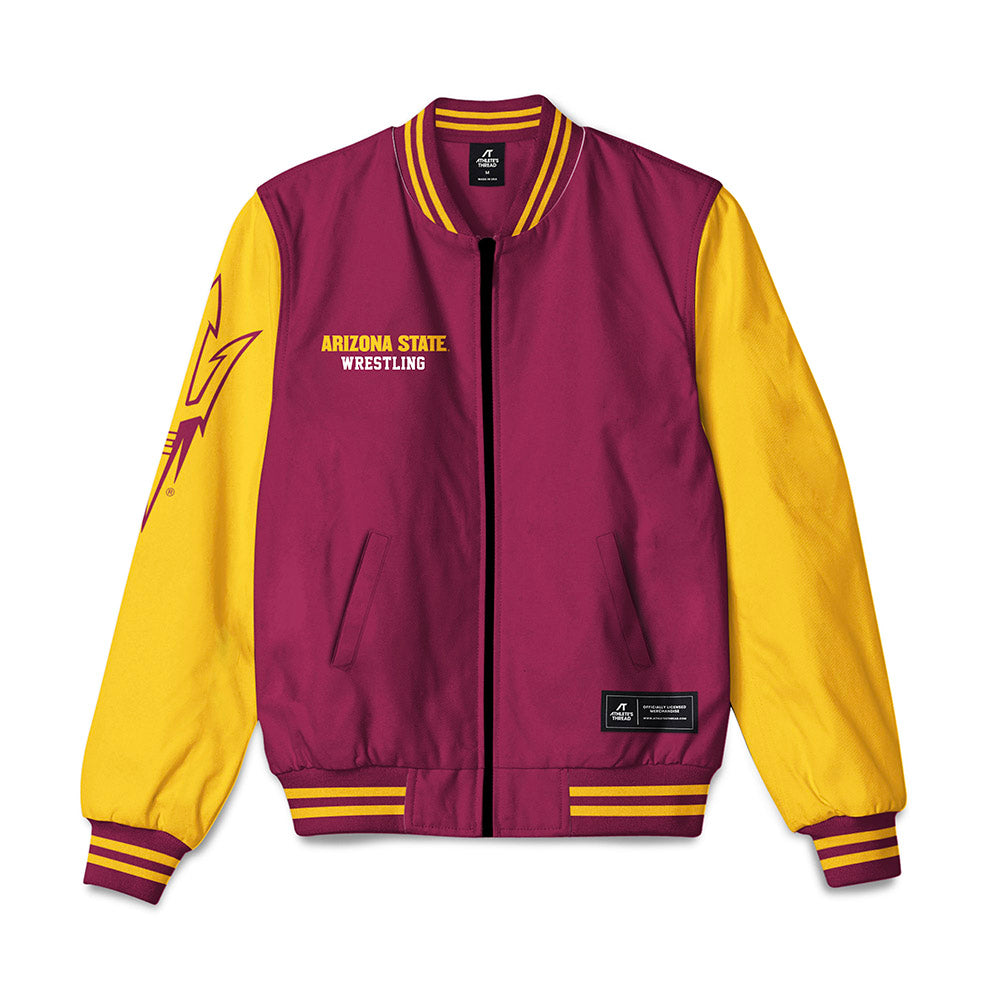 Arizona State - NCAA Wrestling : Antonio Rodriguez - Bomber Jacket-0