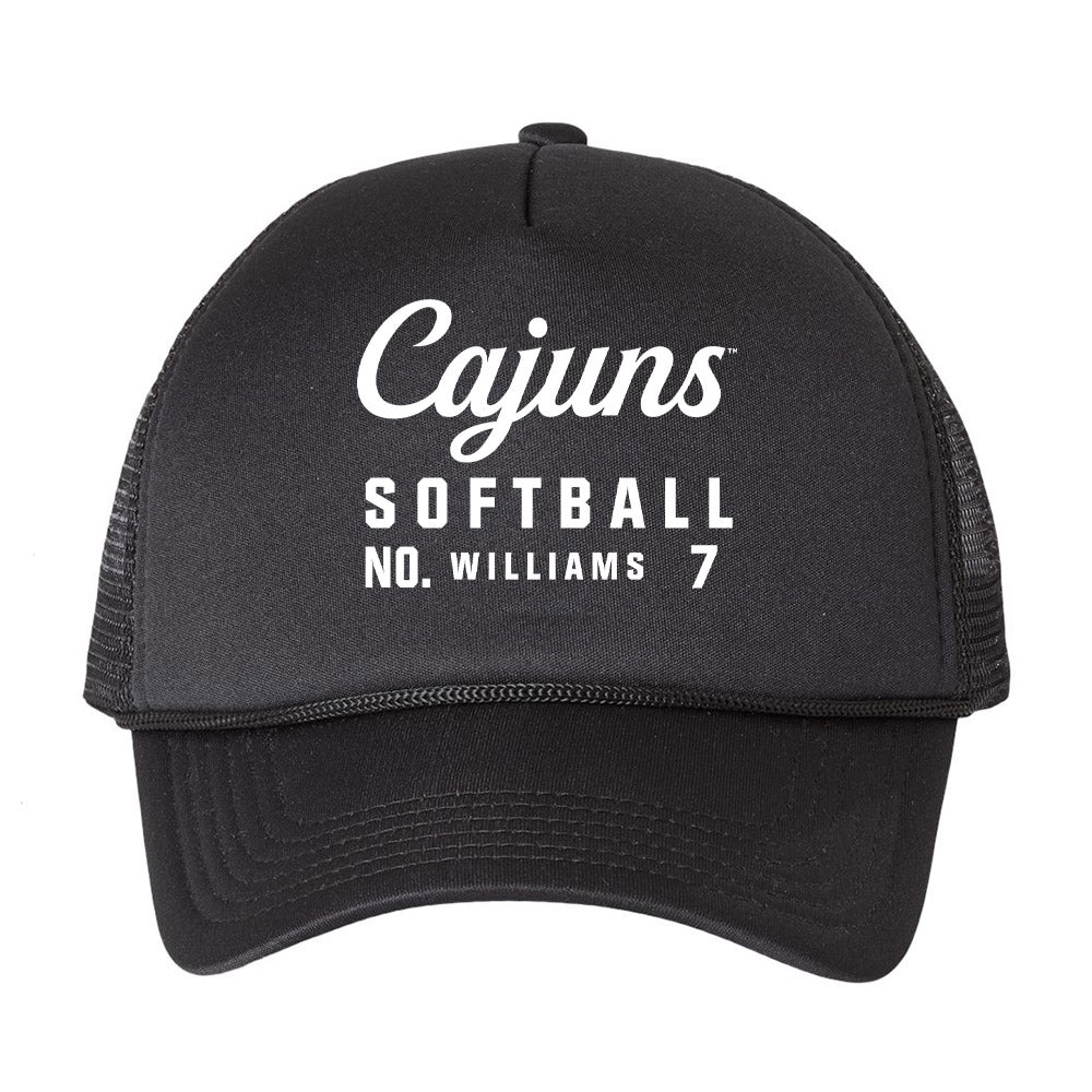 Louisiana - NCAA Softball : Dayzja Williams - Trucker Hat-0