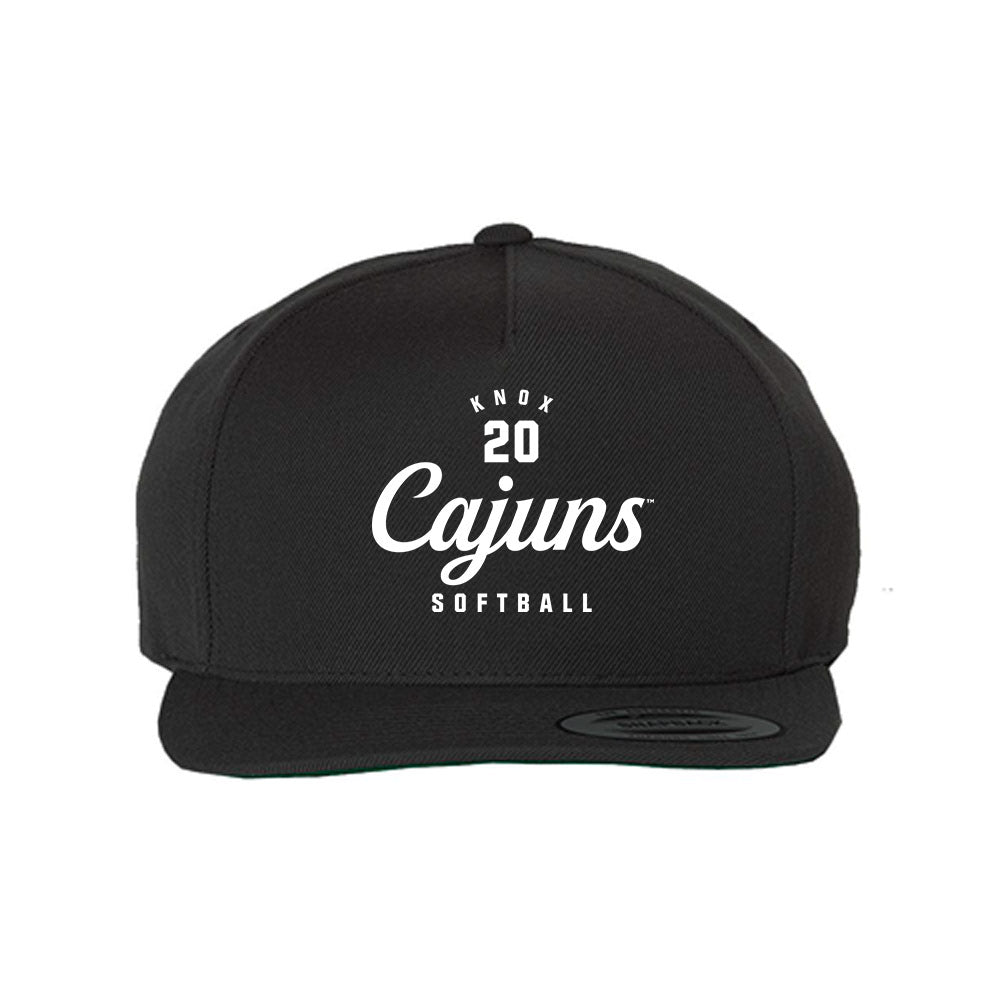 Louisiana - NCAA Softball : Lily Knox - Snapback Hat-0