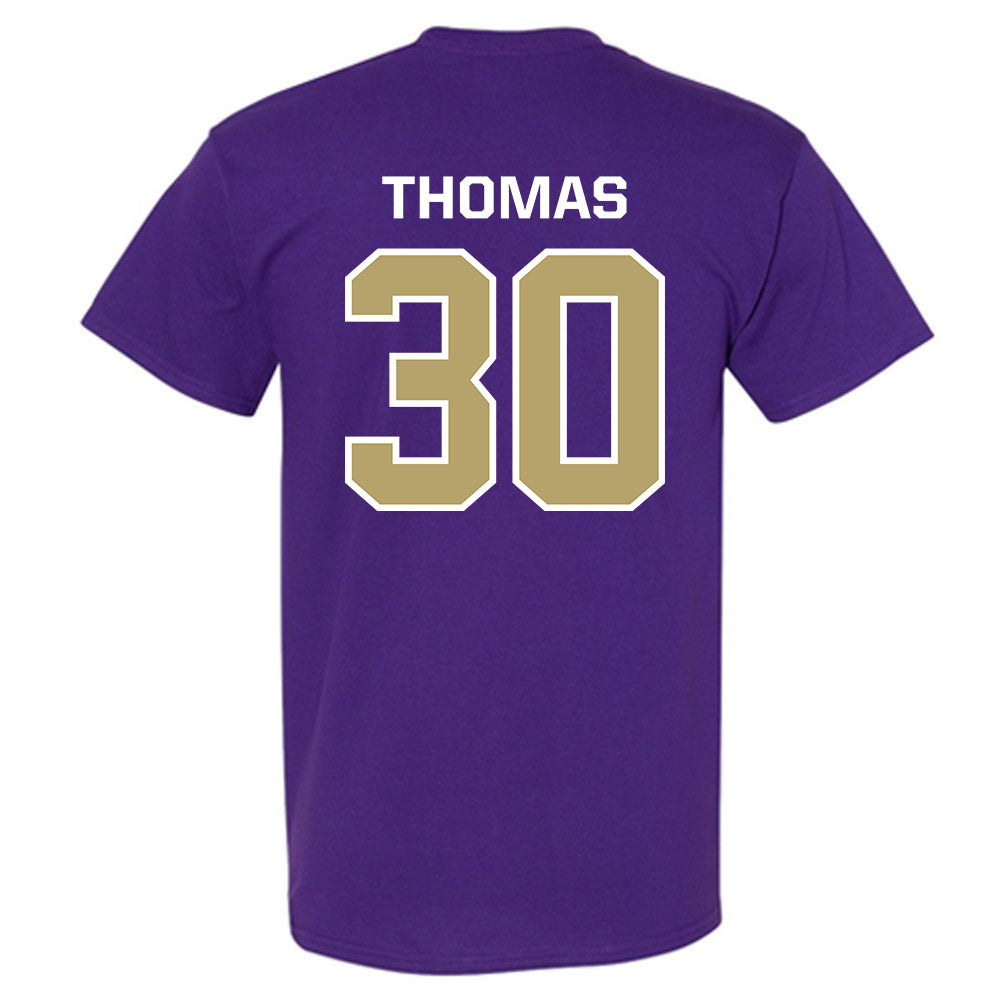 JMU - NCAA Football : Dkwan Thomas - Classic Shersey T-Shirt-1