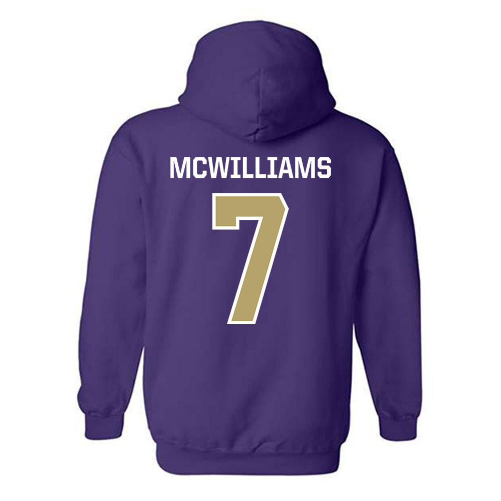JMU - NCAA Football : Roddrey McWilliams - Classic Shersey Hooded Sweatshirt-1