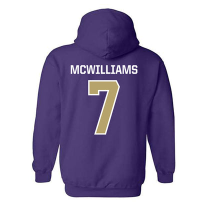 JMU - NCAA Football : Roddrey McWilliams - Classic Shersey Hooded Sweatshirt-1