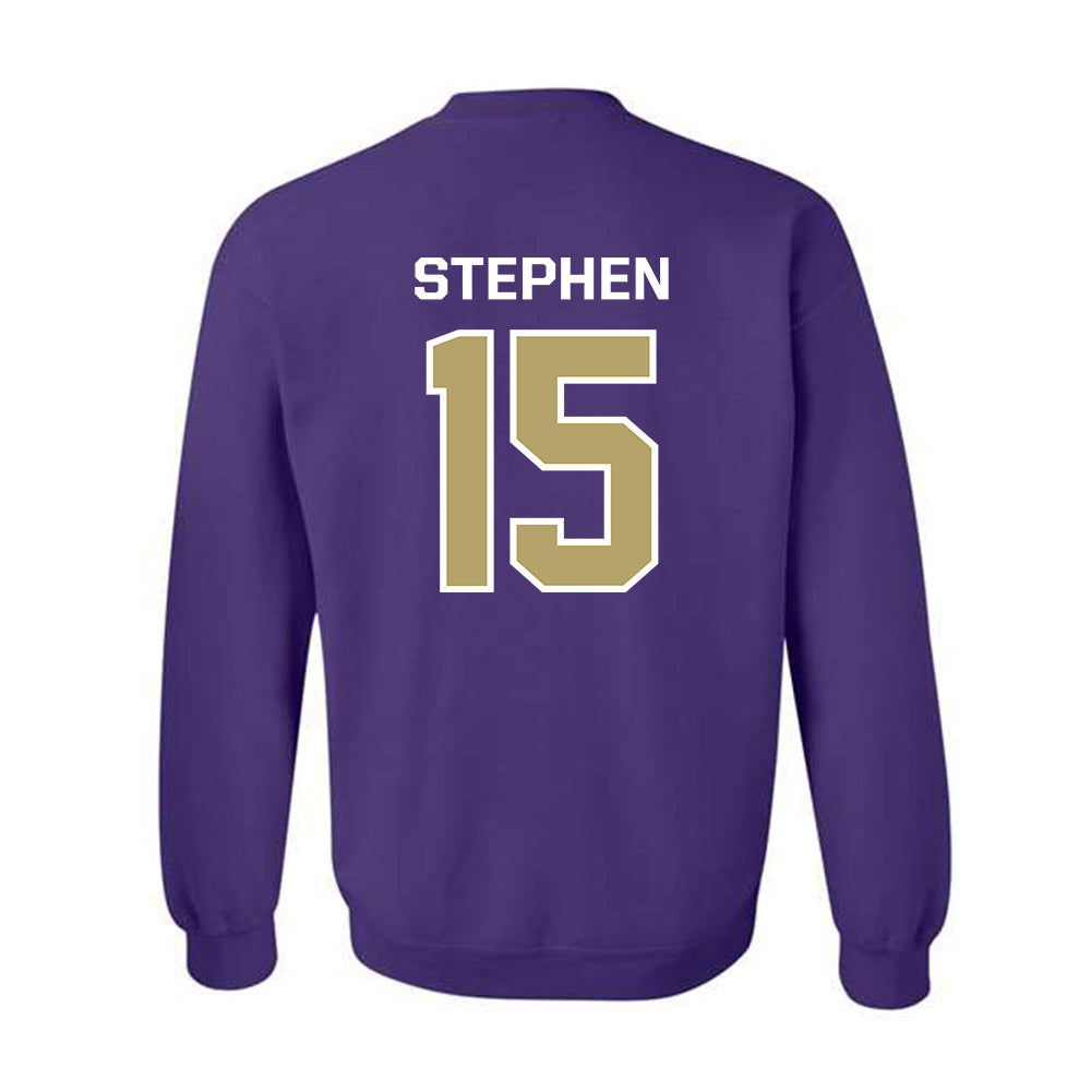 JMU - NCAA Men's Basketball : Joshua Stephen - Classic Shersey Crewneck Sweatshirt-1