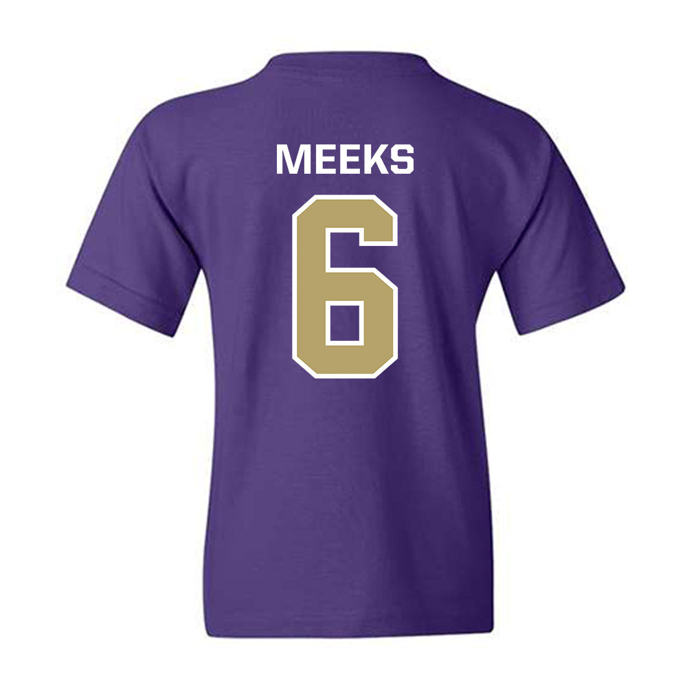 JMU - NCAA Men's Basketball : Ashton Meeks - Classic Shersey Youth T-Shirt-1