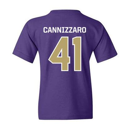 JMU - NCAA Baseball : Jack Cannizzaro - Classic Shersey Youth T-Shirt-1