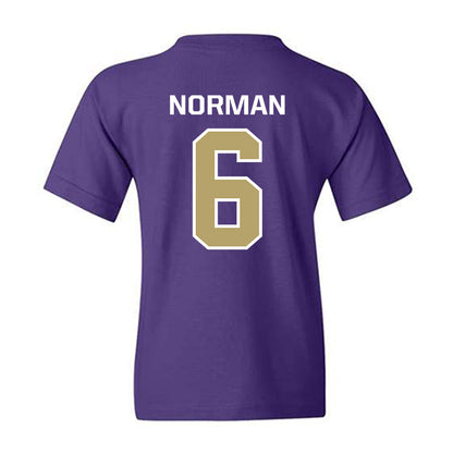 JMU - NCAA Women's Volleyball : Addie Norman - Classic Shersey Youth T-Shirt-1
