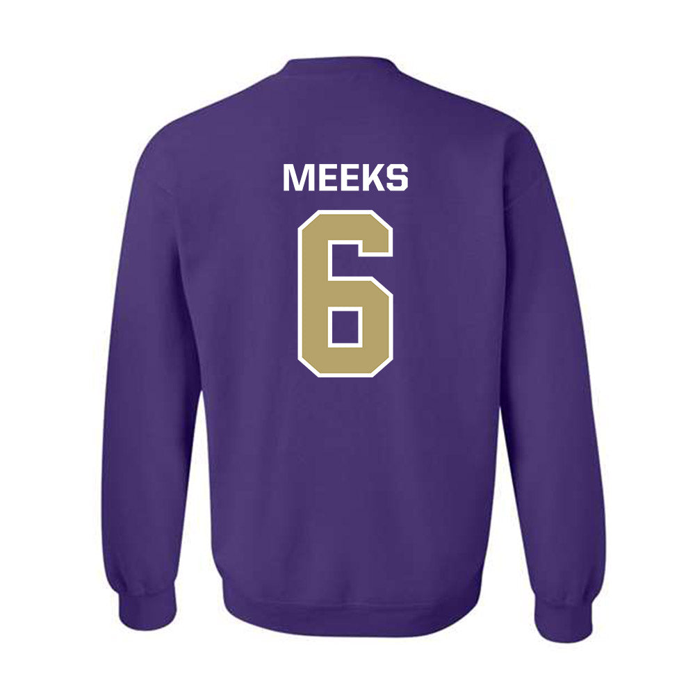 JMU - NCAA Men's Basketball : Ashton Meeks - Classic Shersey Crewneck Sweatshirt-1