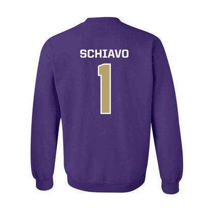 JMU - NCAA Women's Lacrosse : Jolie Schiavo - Classic Shersey Crewneck Sweatshirt-1