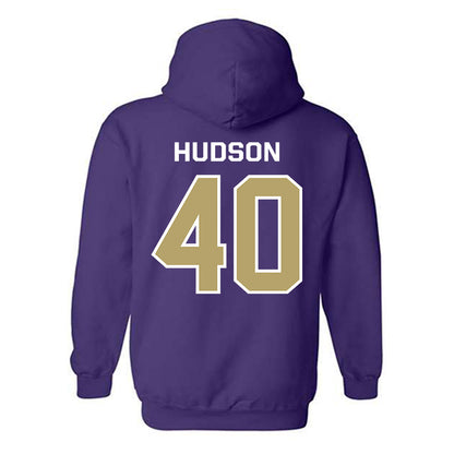 JMU - NCAA Football : Zion Hudson - Classic Shersey Hooded Sweatshirt-1