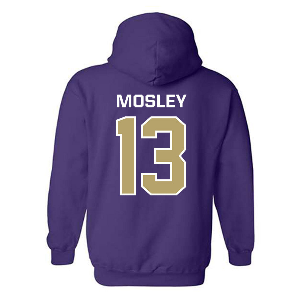 JMU - NCAA Football : KD Mosley - Classic Shersey Hooded Sweatshirt-1